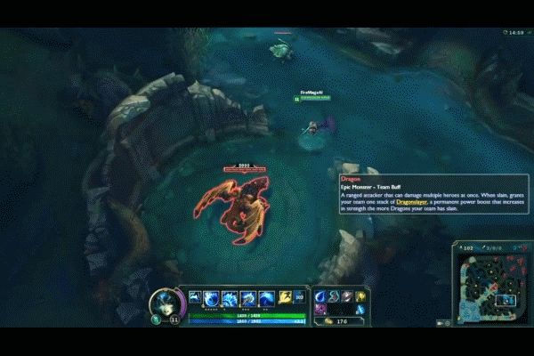 LOL美服新版驚現(xiàn)嚴(yán)重BUG：拉克絲大招無(wú)CD秒殺大龍！