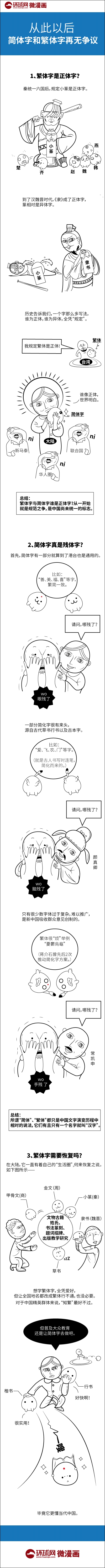 從此以后 簡(jiǎn)體字和繁體字再無(wú)爭(zhēng)議