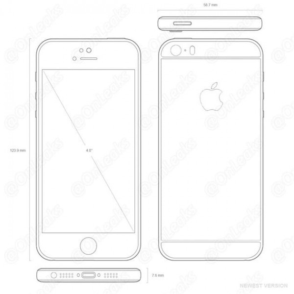 果然就長(zhǎng)這樣! 疑iPhone 5se設(shè)計(jì)圖曝光 