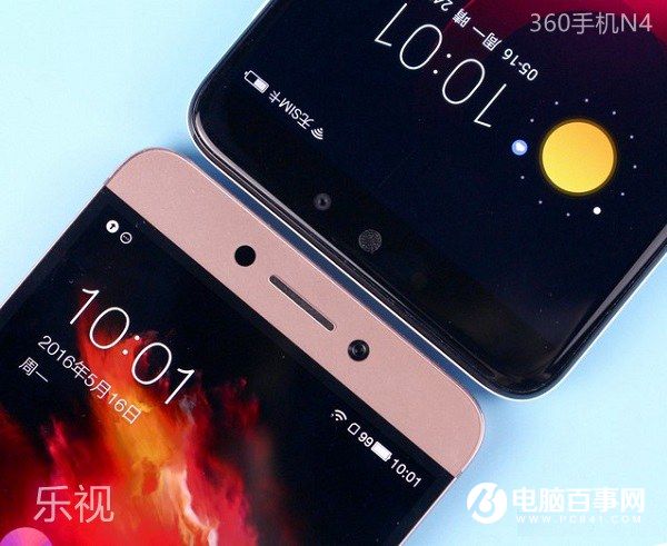 塑料VS金屬材質(zhì) 360手機N4和樂視2外觀對比