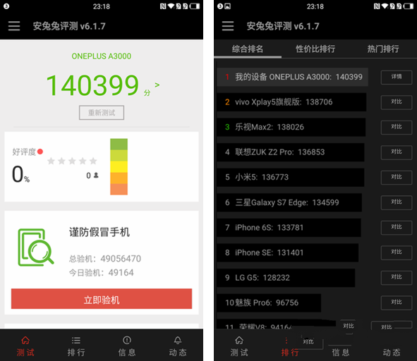 一加手機3和ZUK Z2 Pro哪個好 ZUK Z2 Pro與一加3區(qū)別對比