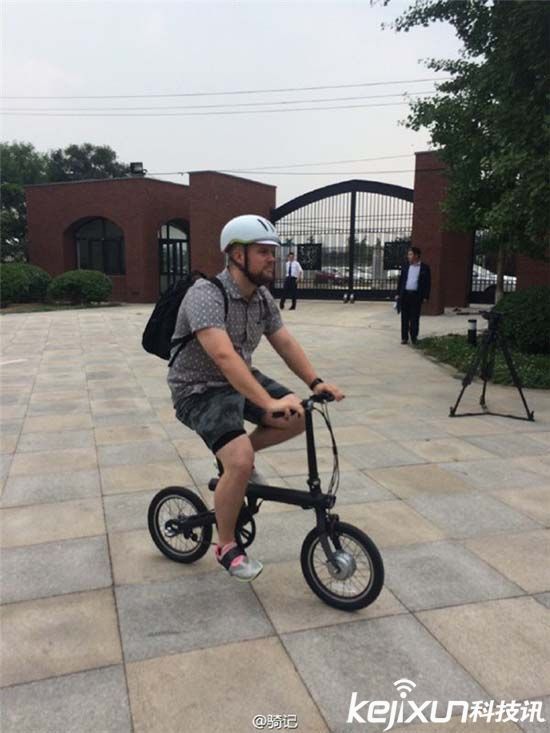小米智能自行車實拍 小米自行車到底有多大？