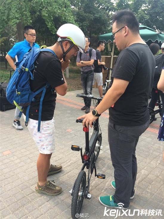小米智能自行車實拍 小米自行車到底有多大？