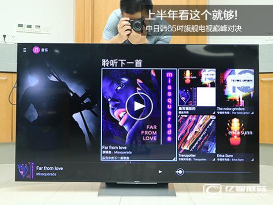 四款65智能電視對(duì)比