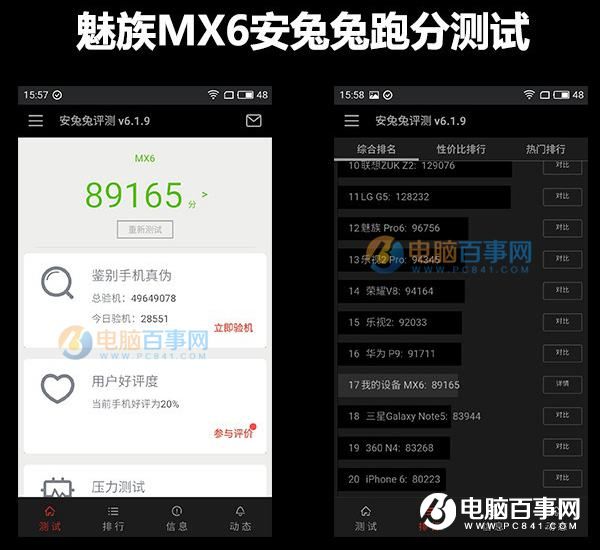 魅族MX6和小米5性能哪個(gè)好 跑分區(qū)別對(duì)比