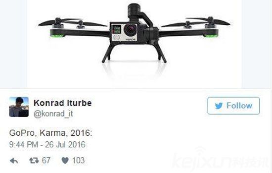 GoPro發(fā)布Karma無人機(jī)時(shí)間確定！9月19日