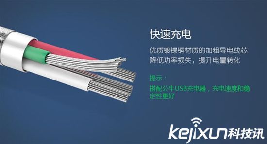 公牛推出蘋果安卓二合一數(shù)據(jù)線 柔韌抗折斷