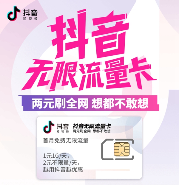抖音無(wú)限流量卡激活圖文教程  抖音無(wú)限流量卡怎么開(kāi)通激活