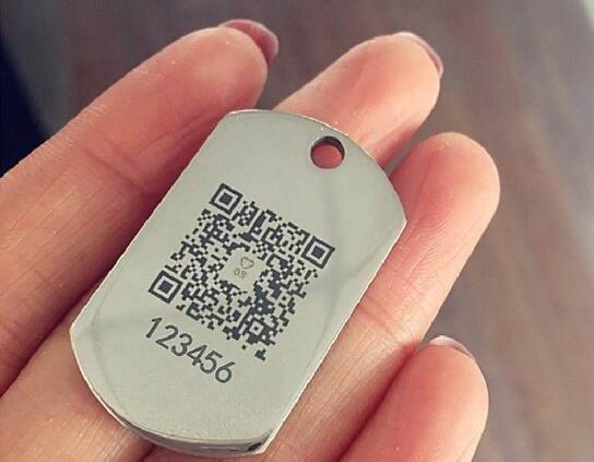 金屬、塑料二維碼激光雕刻機